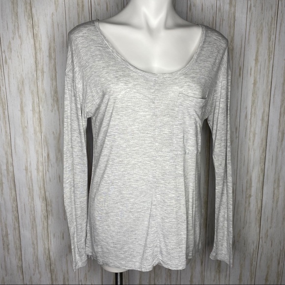Banana Republic Tops - 🍋 Banana Republic light Gray long sleeve tunic M